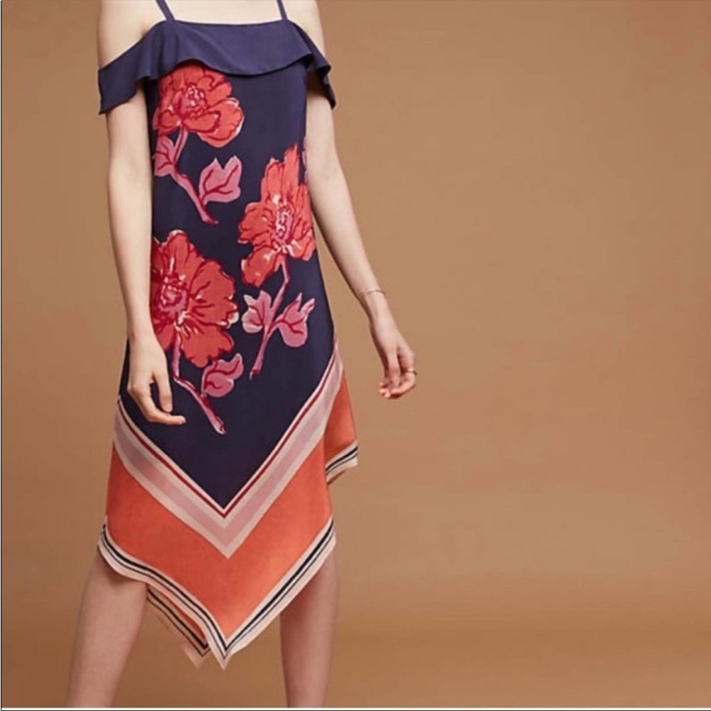 NWT 100% Silk Anthropologie Moulinette Soeurs Tilda Dress - Picture 4 of 14